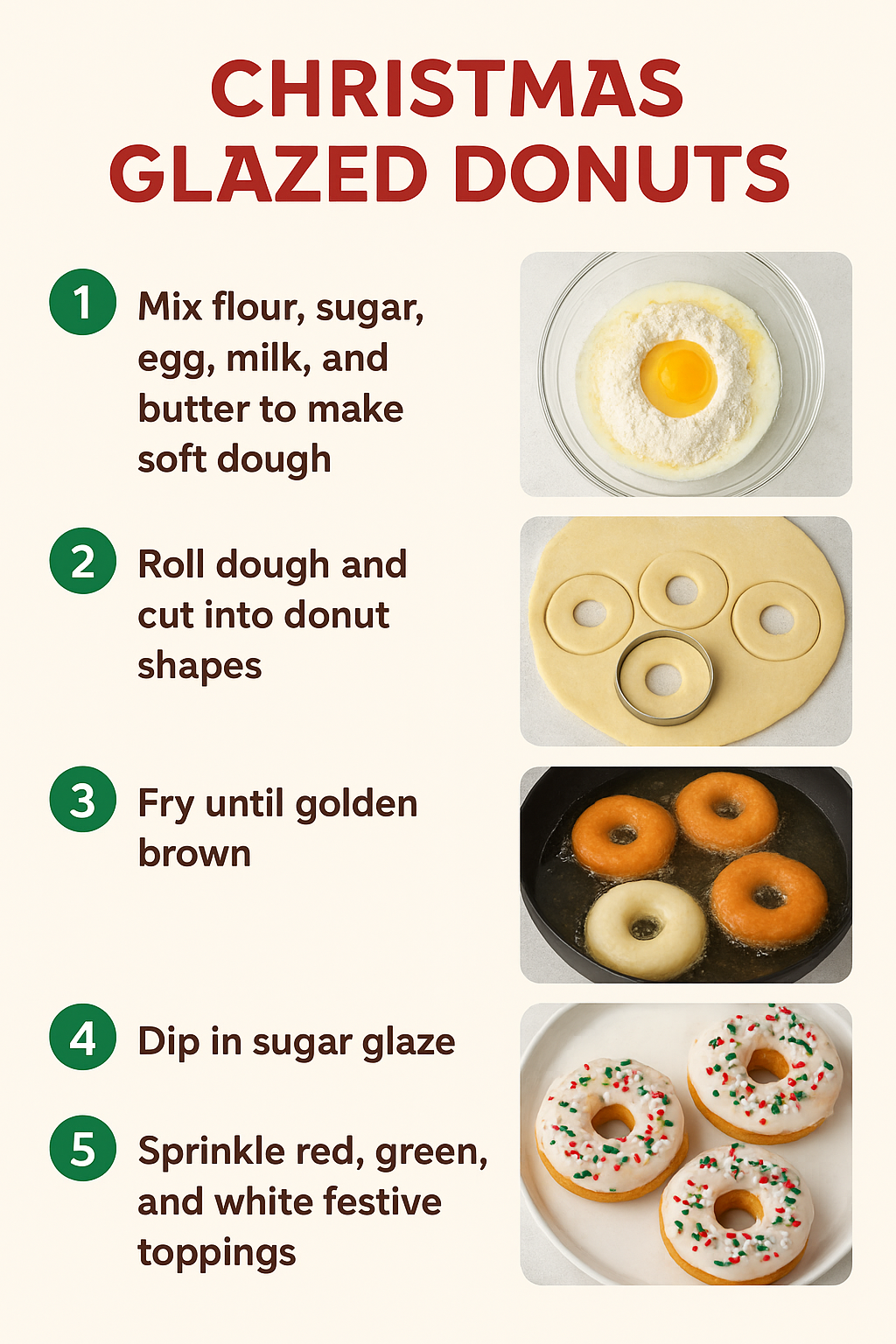 Christmas Donuts Recipes – Easy, Festive & Delicious Ideas