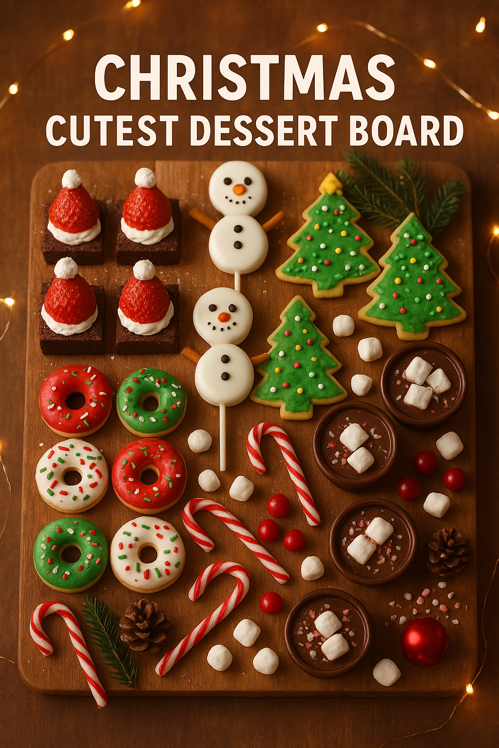🎄✨ Christmas Cutest Dessert Board Recipes – Adorable, Easy & Viral Holiday Treat Ideas