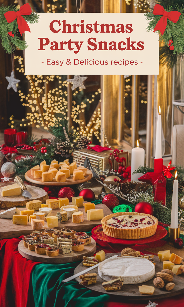 “Delicious Christmas Party Snacks: Easy Recipes to Wow Your Guests”