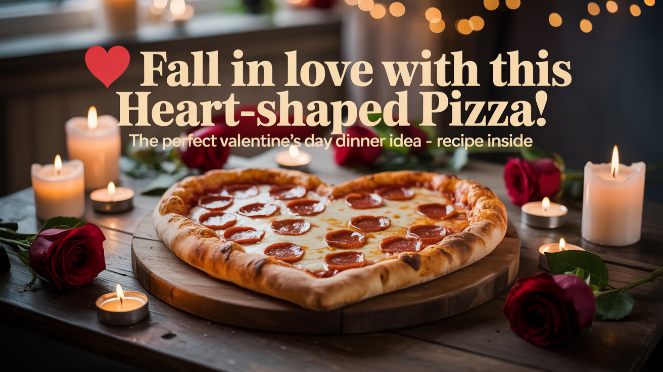 Valentine’s Day Heart-Shaped Pizza Recipe – Easy Romantic Dinner Idea